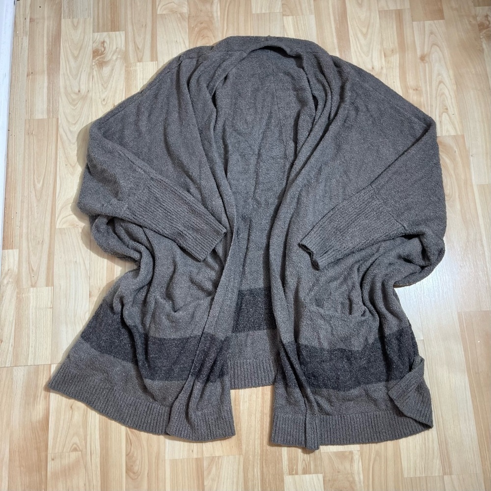 Barefoot Dreams Women’s Cozy Chic Cliffside Wrap Cardigan Sweater One Size - Picture 1 of 2